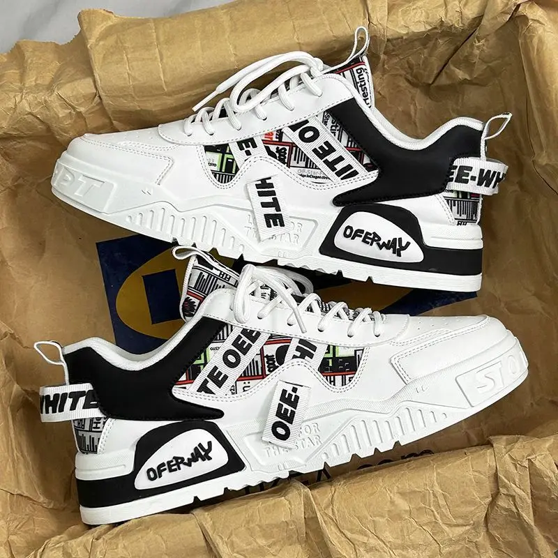 Running Gear Ladies - Casual Fashion Leather Sneakers New Skateboard