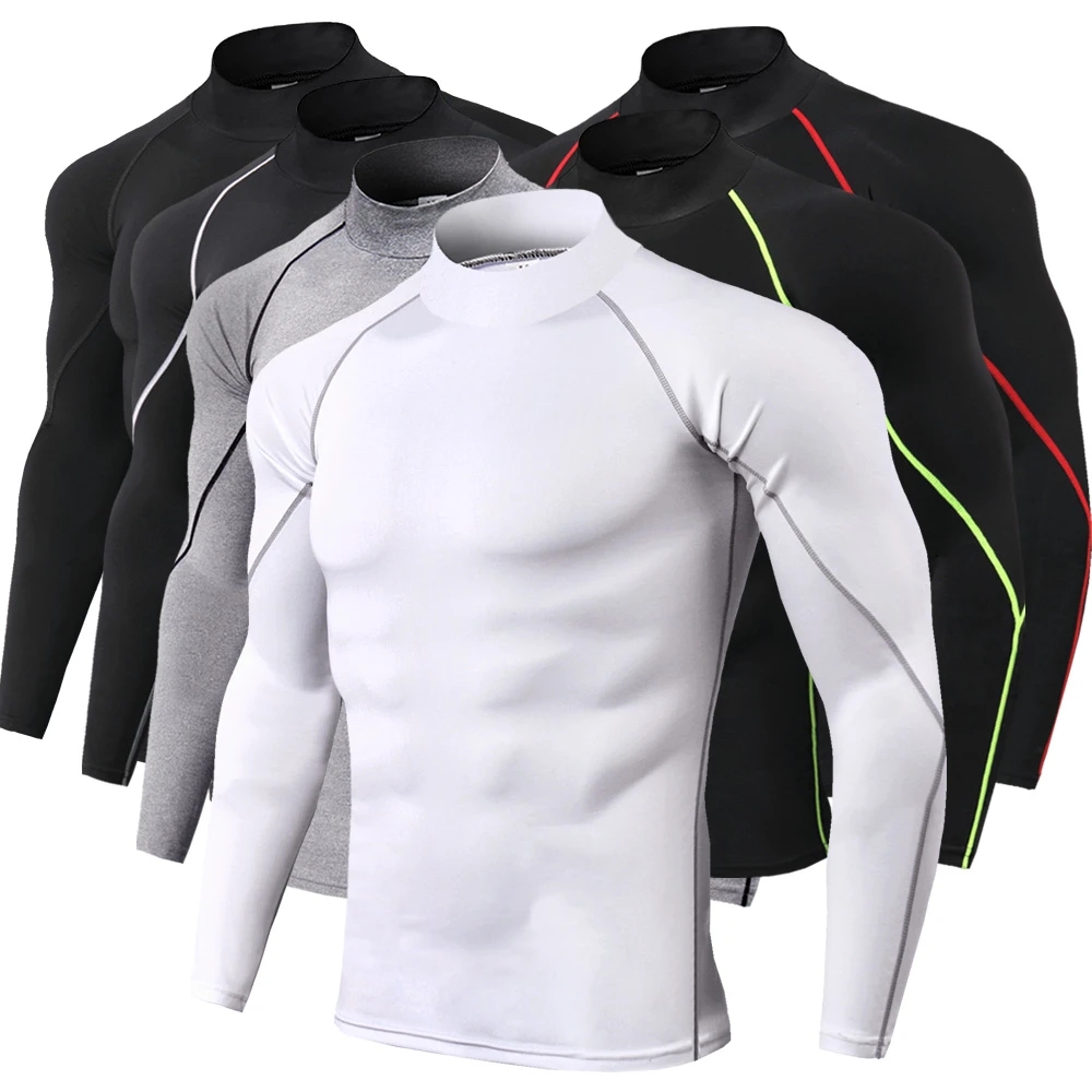 Running Gear Long Sleeve - Men Bodybuilding Sport T-shirt Quick Dry