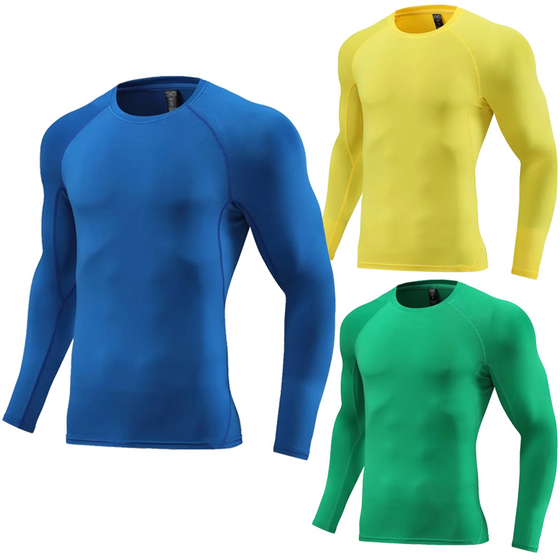 Running Gear Long Sleeve - Men Long Sleeve Slim Tops Tees