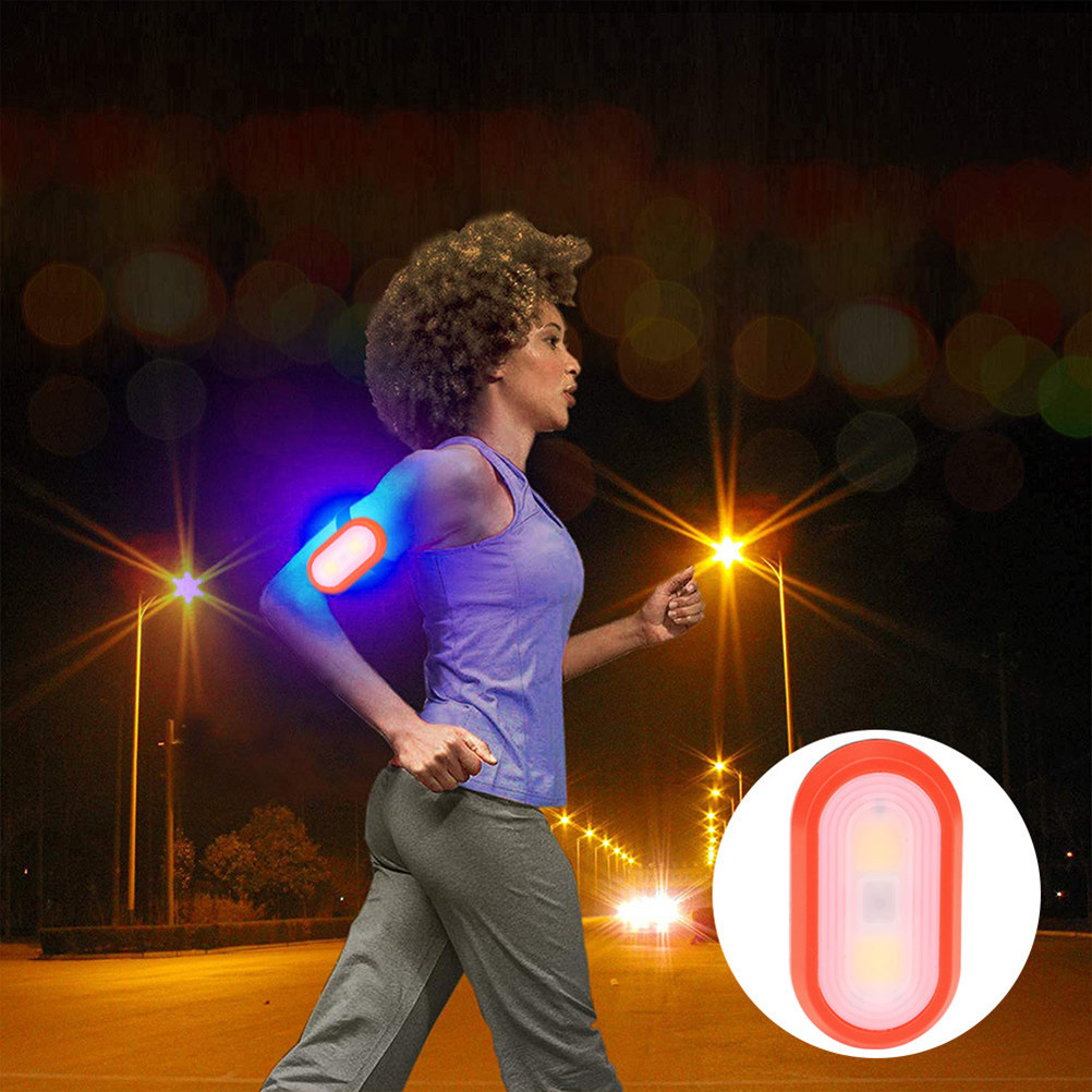 4Pcs LED Safety Light Clip on  - Running Gear On recension och pris