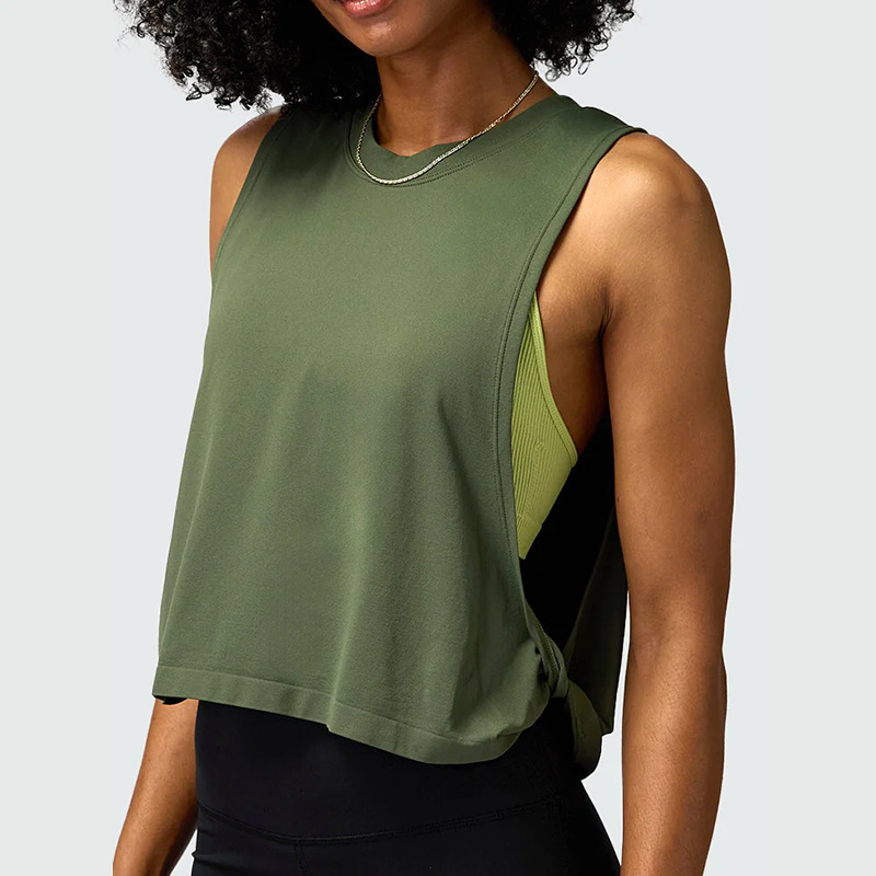 Women Sleeveless Yoga Tops Mes - Running Cap Mesh recension och pris