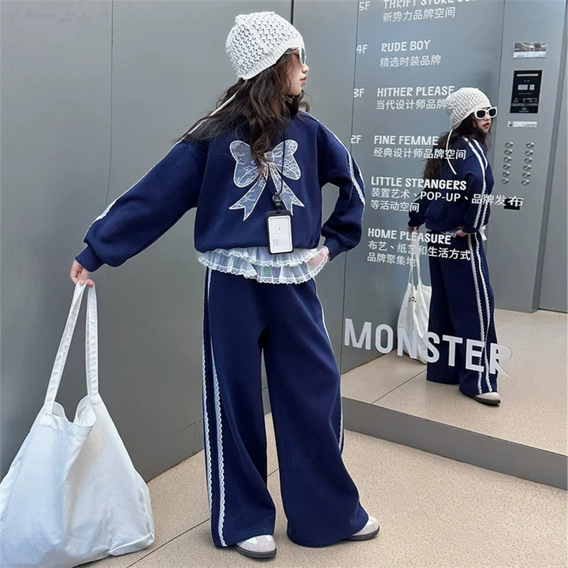 Autumn Girls Lace Sets Childre - Running Gear For Kids recension och pris