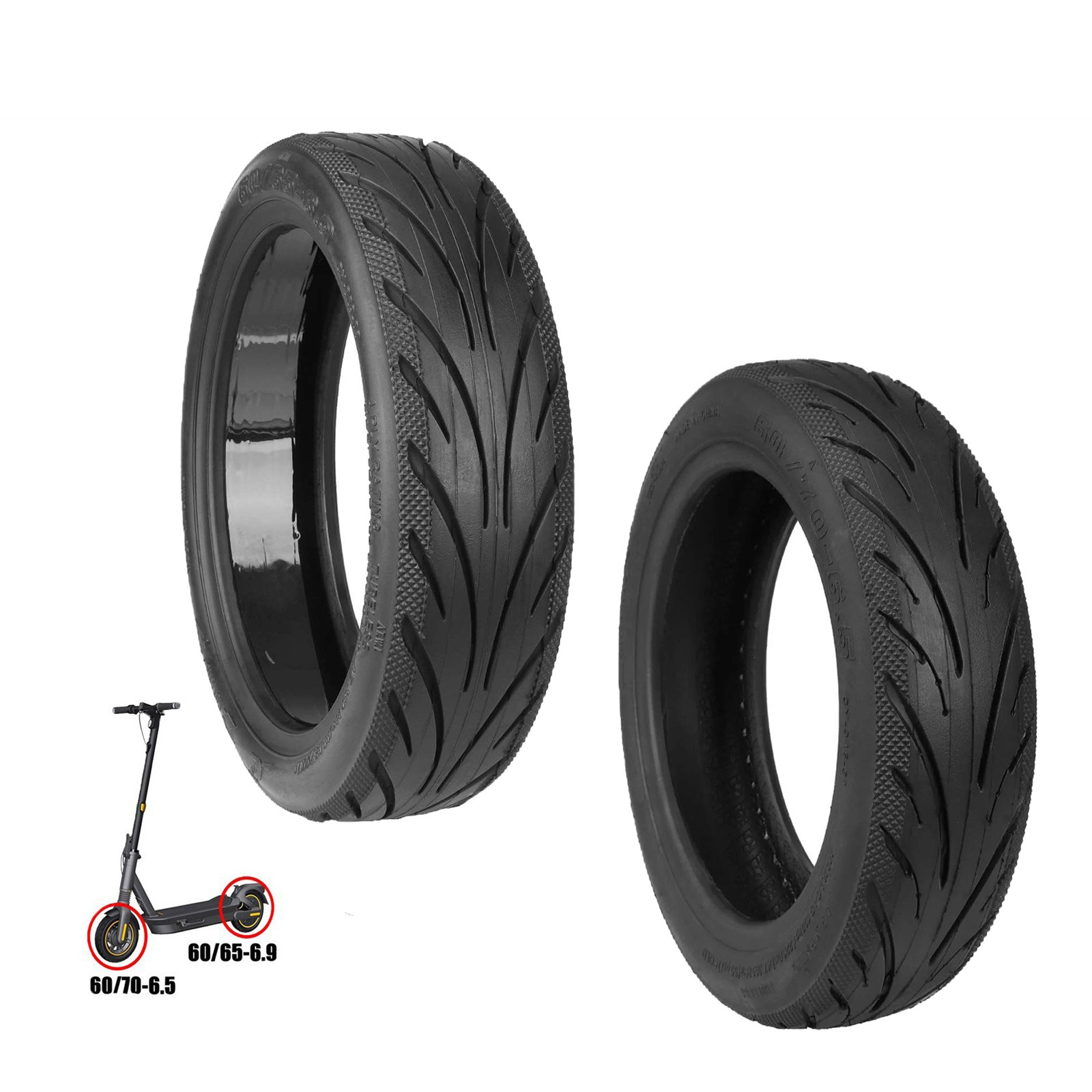 Scooter Front and Rear Tires 6 - Running Gear Accessories recension och pris