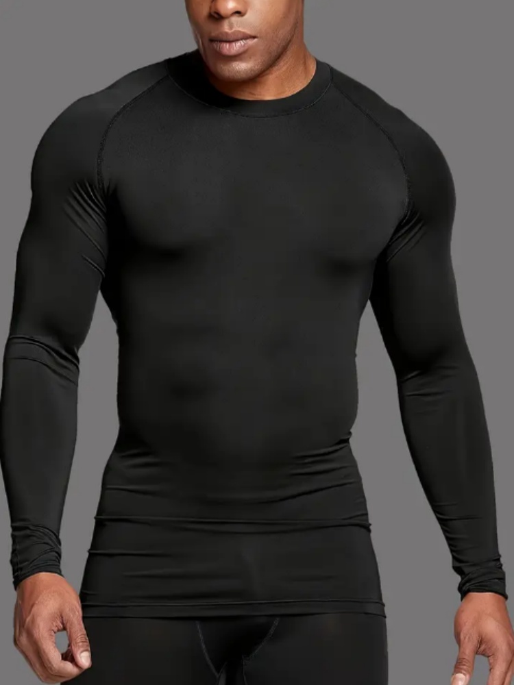 Men Running Compression T-shir - Running Gear Long Sleeve recension och pris