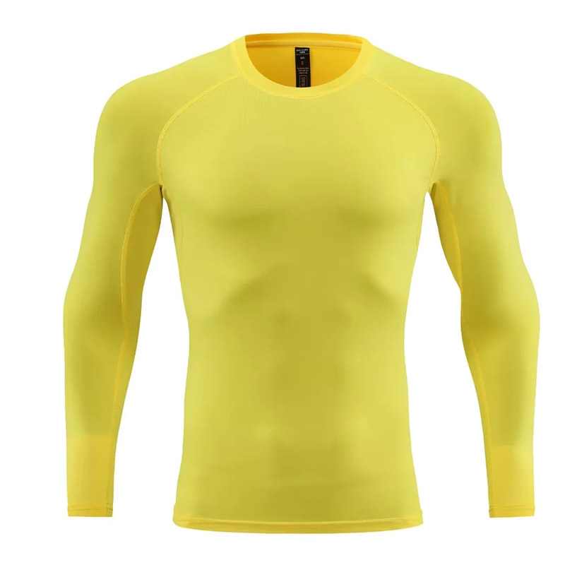 Men Long Sleeve Slim Tops Tees - Running Gear Long Sleeve recension och pris