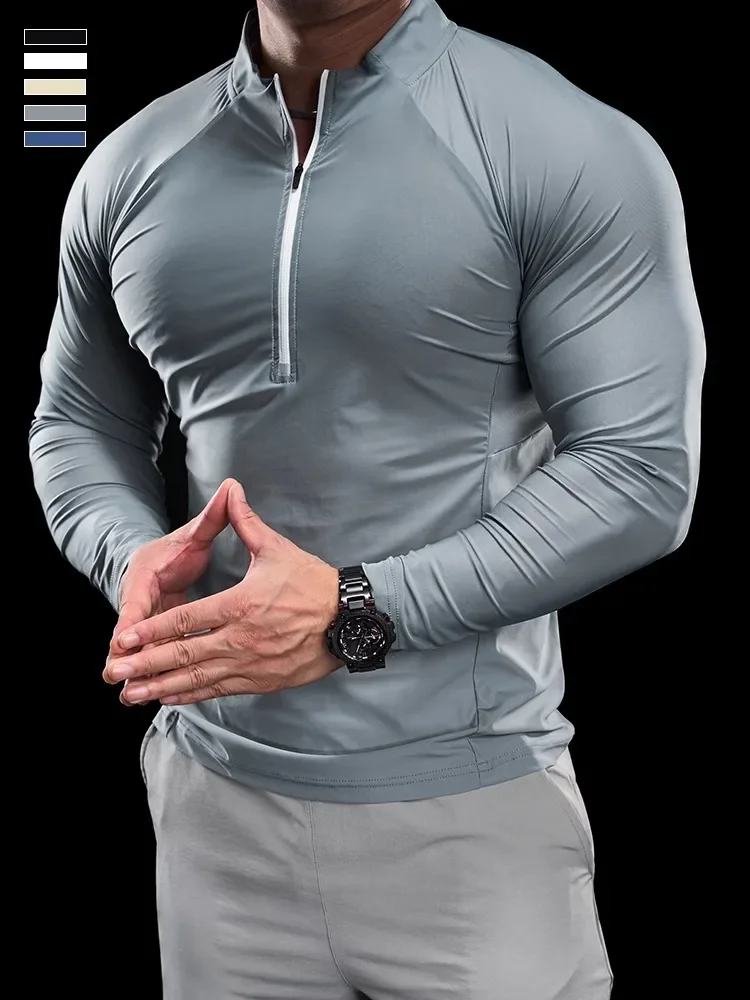 2024 New Men Sports T-shirt Gy - Running Gear Long Sleeve recension och pris