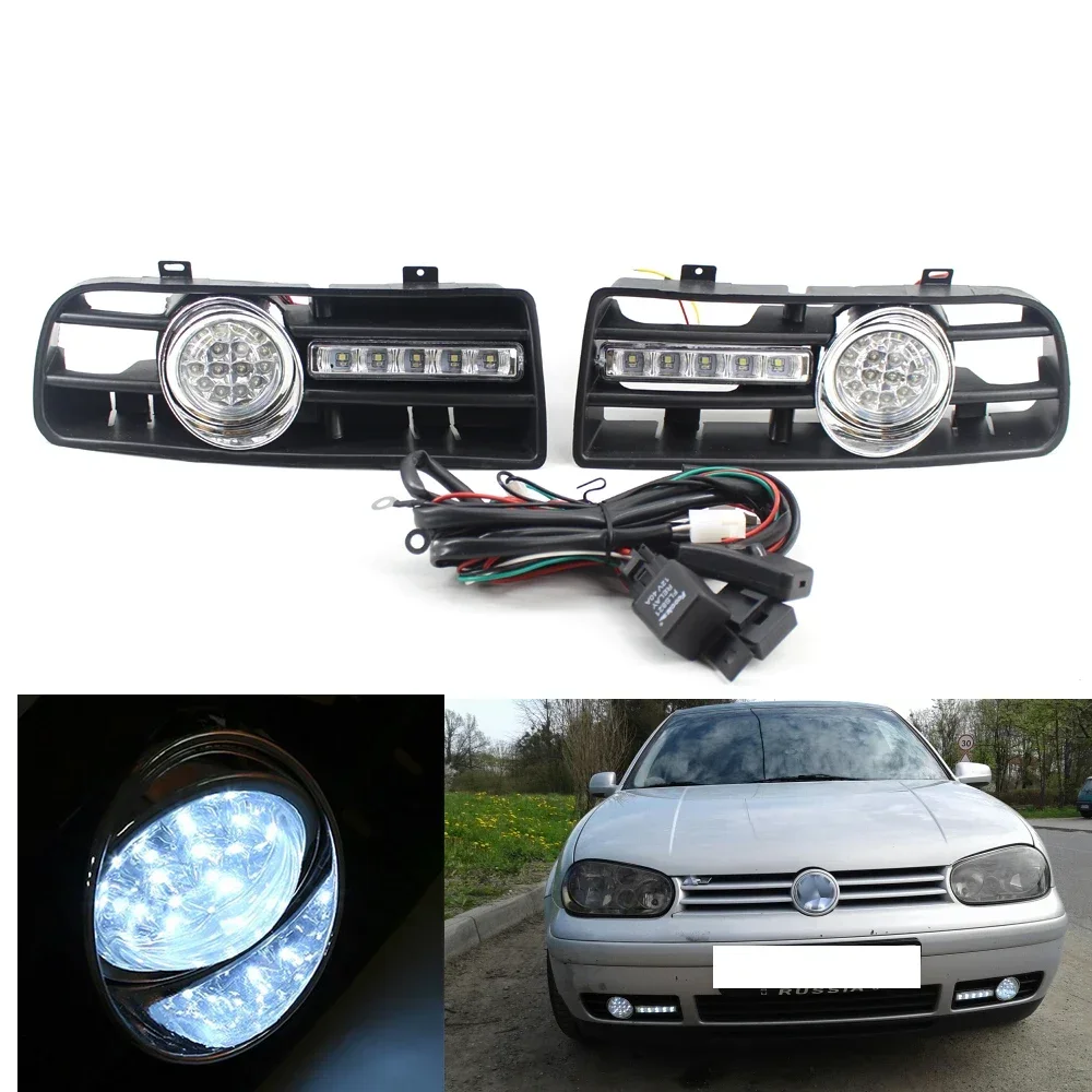 1 Pair Car Front Bumper Headli - Running Gear Accessories recension och pris