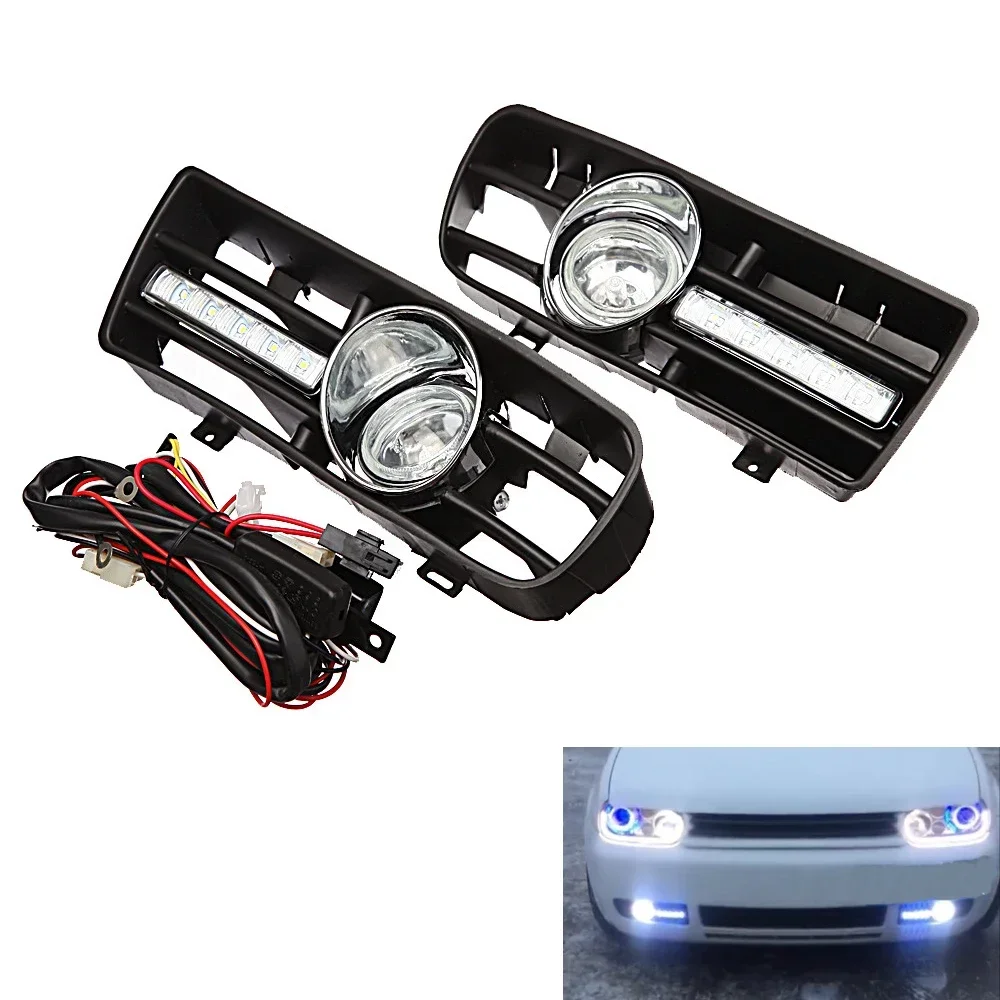 1 Pair Car Front Bumper Headli - Running Gear Accessories recension och pris