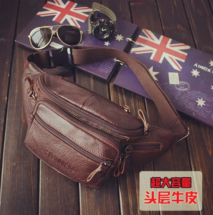 Genuine Cowhide Leather Waist  - Running Gear Belt recension och pris