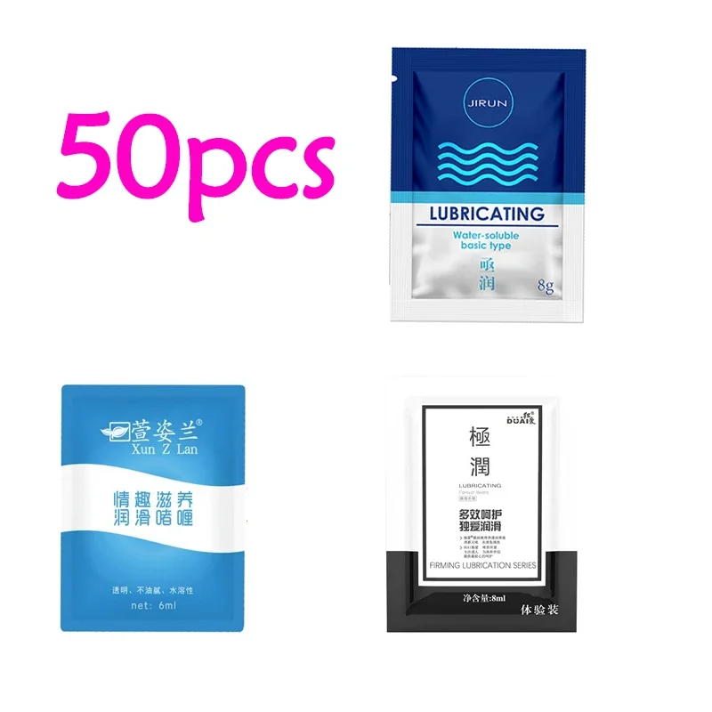 50Pcs Water Based Intimate Lub - Energy Gel Pack recension och pris