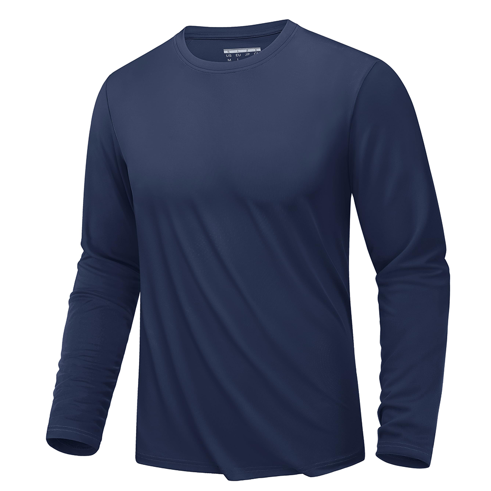 Simple Solid Color Men's Long  - Running Gear Long Sleeve recension och pris