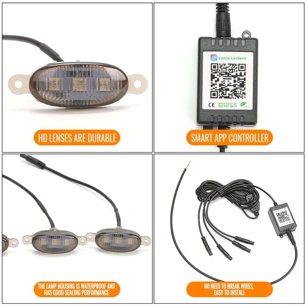 Led Car Front Grille Lighting  - Running Gear Accessories recension och pris