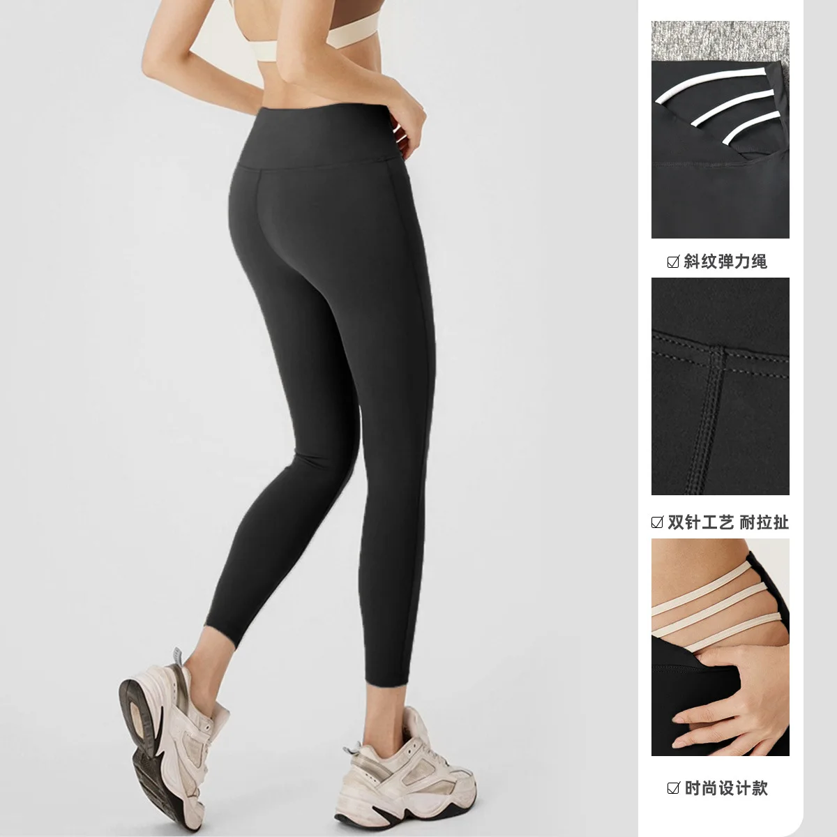 Women Hollow Out Ripped Yoga L - Running Gear Outfit recension och pris