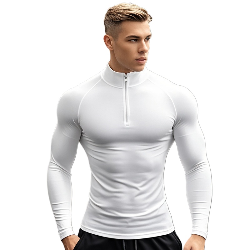 Men Sportswear Fitness Shirts  - Running Gear Long Sleeve recension och pris