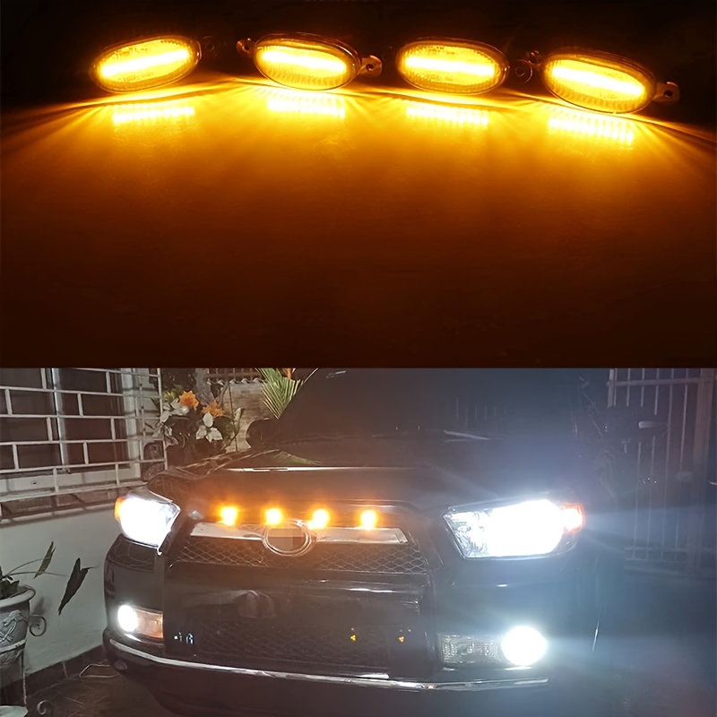 4Pcs/set Car LED Grille Light  - Running Gear Accessories recension och pris