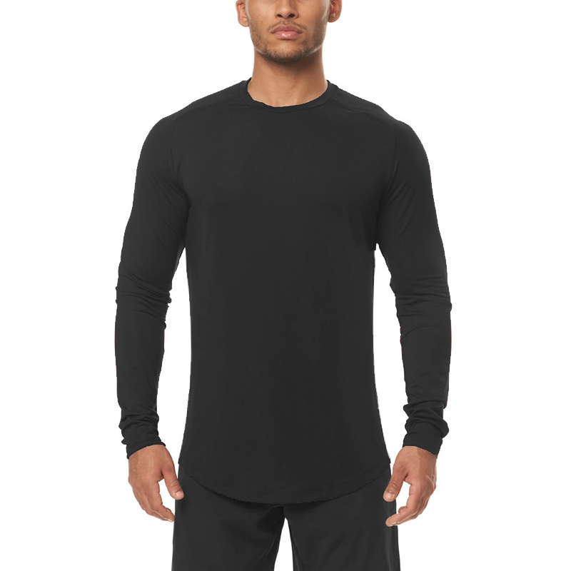 High Elastic Mens Fitness Spor - Running Gear Long Sleeve recension och pris