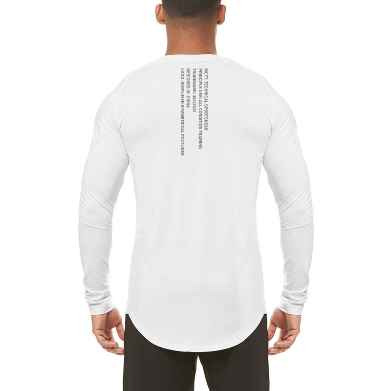High Elastic Mens Fitness Spor - Running Gear Long Sleeve recension och pris
