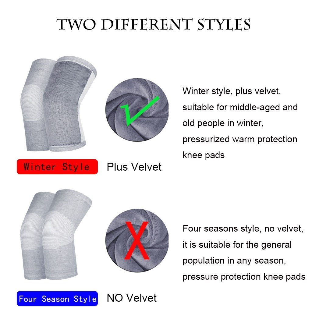 WOSWEIR-1 Pair Winter Warm Kne - Running Gear Winter Men recension och pris