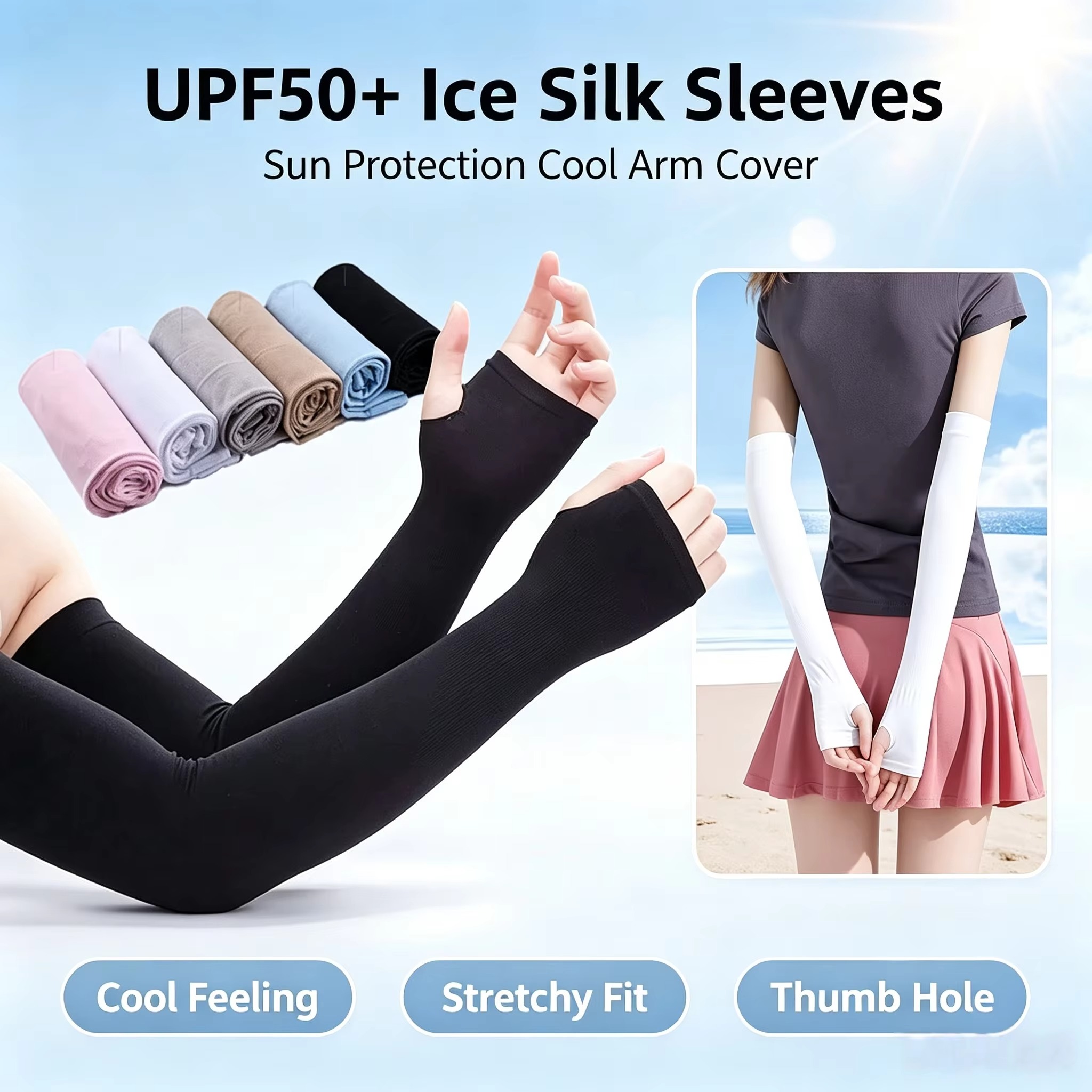 Cycling UV Sun Protection Arm  - Running Gear On recension och pris